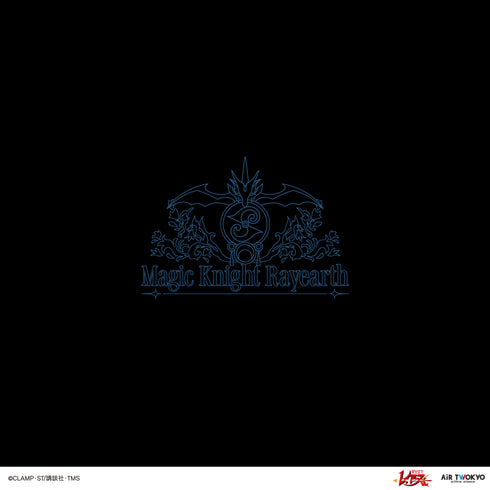 『魔法騎士レイアース』第2弾 デコラティブTシャツ 2(龍咲海&クレフ)ブラック